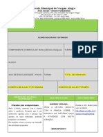 Plano de estudo da Escola Municipal de Vargem Alegre