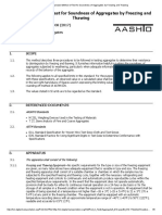 T 103-08 Standard Method of Test For Soundness of Aggregates by Freezing and Thawing