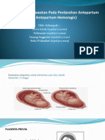 Kelompok 1 Maternitas Antepartum Hemoragic Dan Gangguan Pembekuan Darah