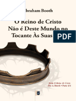 Abraham Booth - O Reino de Cristo Não É Deste Mundo No Tocante Às Suas Leis