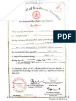 JOC Certificate