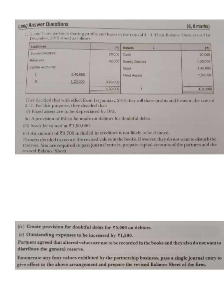 Worksheet For Accounts PDF