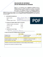 Riesgos laborales y medidas de prevención en puesto de asesor en prevención de riesgos