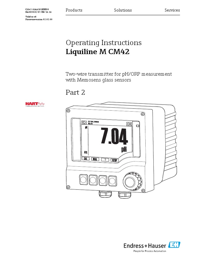 CM42 Manual Part 1 PDF Ph Calibration