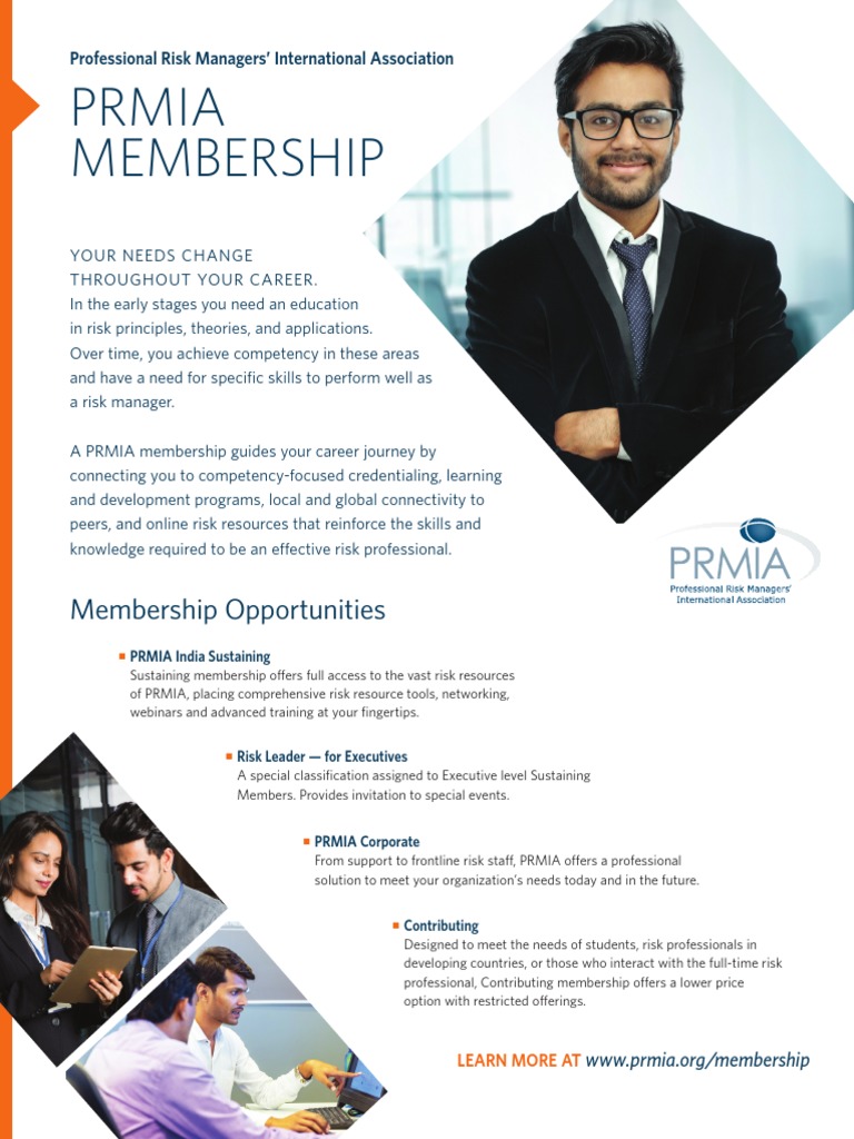 PRMIA India MembershipBro2022 | PDF | Risk Management | Mentorship