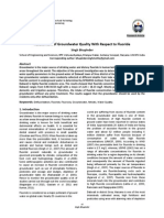 Assessment of Groundwater Quality With Respect to Fluoride