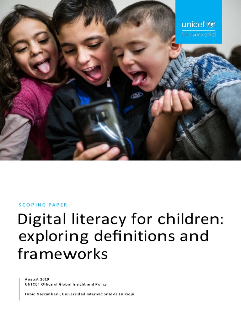Digital Literacy For Children Exploring PDF Literacy Educational
