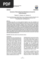 Download Extraction of Natural Dye from Chili Capsicum Annum for Textile Coloration by Universal Journal of Environmental Research and Technology SN59731405 doc pdf