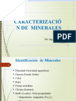2 Caracterización de Minerales