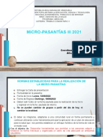 Taller de Formación de Micropasantías 2022-I