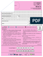 Prova de matemática do 8o e 9o anos do ensino fundamental