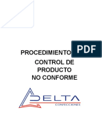 Procedimiento para Productos No Conformes