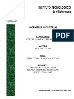 Ingenieria Industrial: Catedratico: Jose Del Carmen Lopez Madrigal Materia: Mercadotecnia