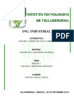 Instituto Tecnologico de Villahermosa Ing. Industrial