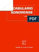 Sobarzo, H. (1984) - Vocabulario Sonorense