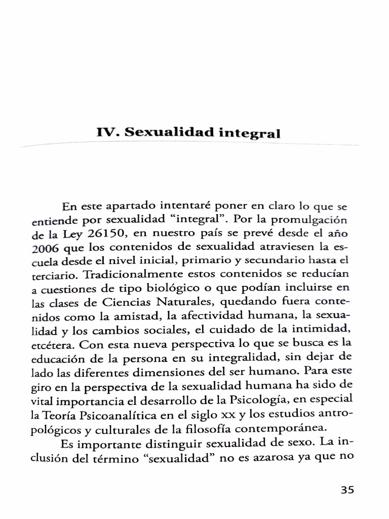 Sexualidad Integral | PDF | La sexualidad humana | Sicología