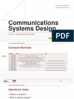 2ndsession CommunicationsSystemsDesign-EngineeringSystemDesign 2022