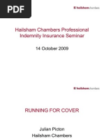 Professional Indemnity Insurance Seminar Slides