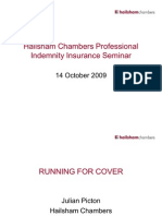 Professional Indemnity Insurance Seminar Slides