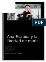 Ana Estrada y La Libertad de Morir Ensayo Ciudadan A y Reflaxi N