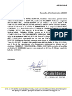 Carta de Ingreso