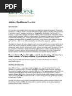 Athletics Classification Overview F