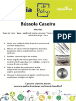 Bússola Caseira: Materiais