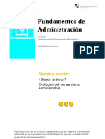 S4 - Evolución General Del Pensamiento Administrativo.