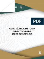 GUIA METODO DIRECTIVO PARA JEFES DE SERVICIO
