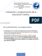 Presentación Seminario de Educación, Planeación y Programación de La Educación Médica.