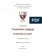 Entrevistas vía email: ¿Afecta la distancia a la calidad informativa