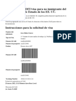 Instrucciones GDIT/visa para No Inmigrante Del Departamento de Estado de Los EE. UU