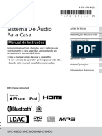 Sistema de Áudio para Casa: Manual de Instruções