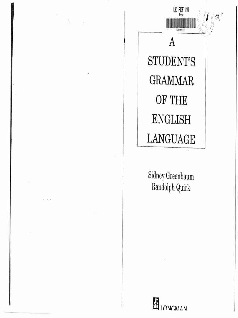 Greenbaum and Quirk 1990 | PDF