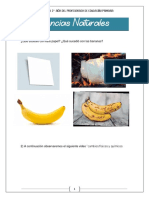 ACTIVIDADES NATURALES con experimento pdf