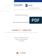 Actividad 1.2 Análisis Foda Mariana