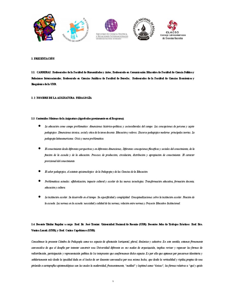 Programa 2021 | PDF | Conocimiento | Pedagogía