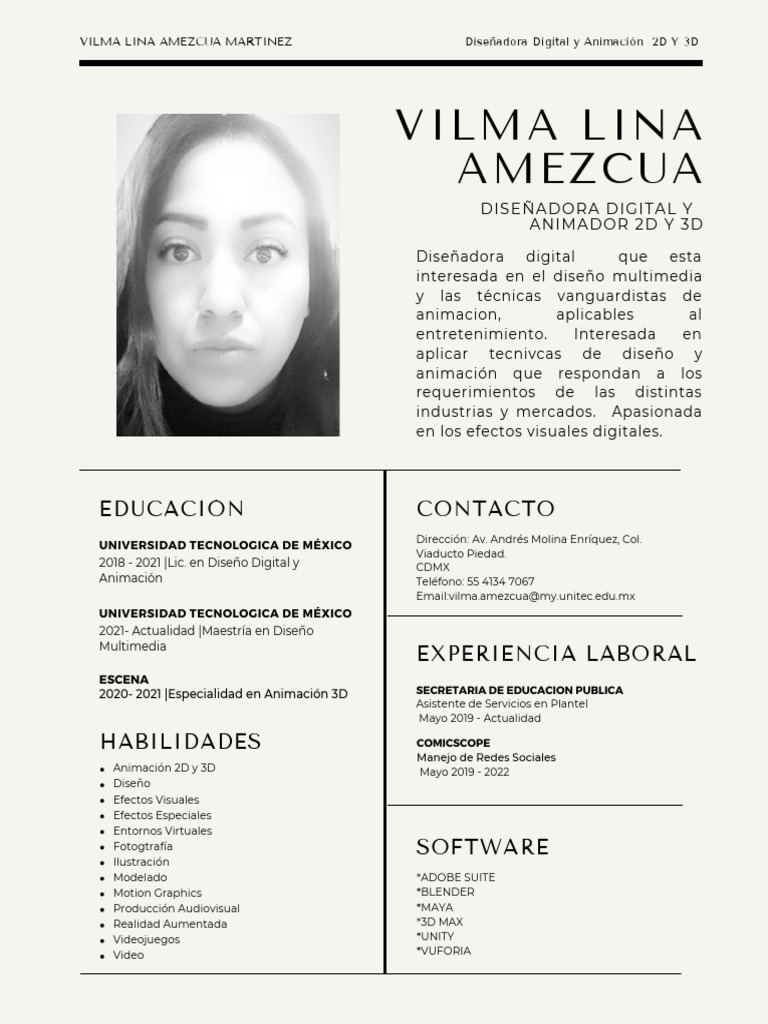 Cv vilma pdf animaci n multimedia