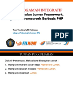 (PPT) Pengenalan Framework Lumen