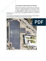 Funcionamiento de Central Solar Fotovoltaica Yarucaya