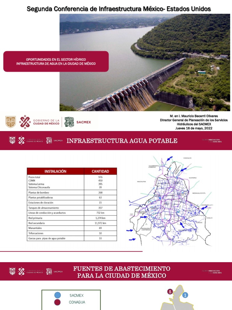 Infraestructura de Agua Potable en CDMX | PDF | Agua potable | Ciencia ...