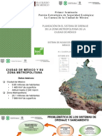 Planeación Del Sistema de Drenaje de La Zona Metropolitana de La CDMX