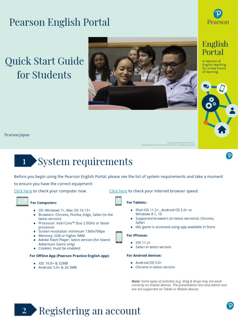 PEARSON ENGLISH PORTAL visual data 5
