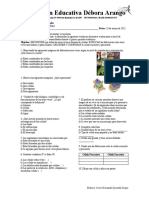 Evaluación Ciencias Naturales (Célula)