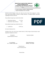 Format Pengiriman Limbah Medis