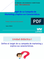 Clases 7 Target Market Mercadotecnia Uwiener 2022-2