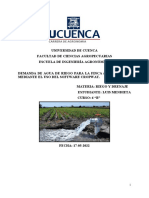 Luis Mendieta - 6B - Informe de Demanda de Riego