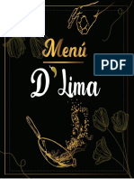 D'lima Restaurante Menu