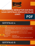 Persyaratan Mendaftar Uskp