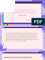 Chapter 3 - Project Selection and Portofolio Management (Muhammad Ryan Syauqi)